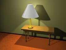 Table lamp scene